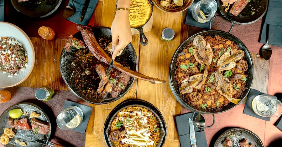 Food And Beverages At Mouzmari Argentinian Steakhouse Restaurant Abu Dhabi