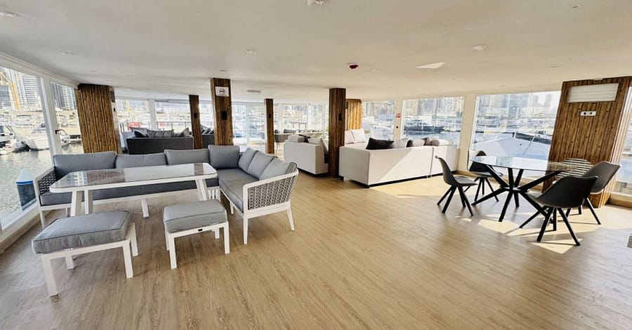 Luxury House Boat Sunset Cruise Dubai Marina At Luxury Yachts Dubai