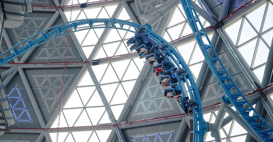 Ride The Rush: Double Ride At Storm Coasters Guinness Glory Dubai