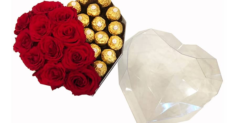 Roses With Ferrero Chocolates Dubai