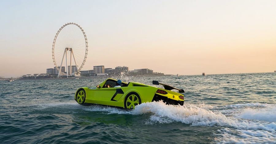 Up To 60 Minutes Jet Car Experience Across Dubai Skyline Dubai
