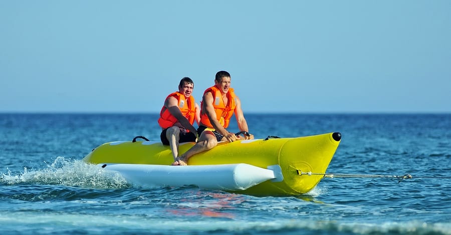 Thrilling Rides: 30-Min Inflatable Banana Or Donut-Shaped Boat Ride Dubai