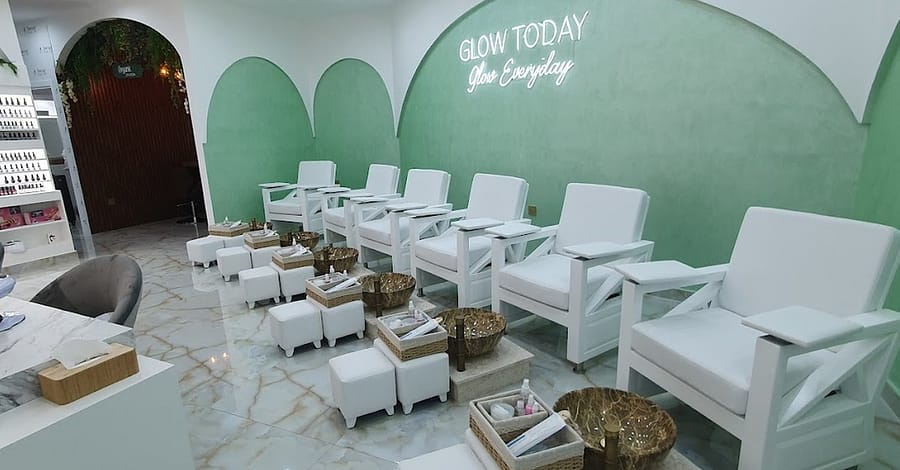 Classic Or Gelish Manicure & Pedicure W/ Optional Hair Wash & Blowdry Sharjah & N. Emirates