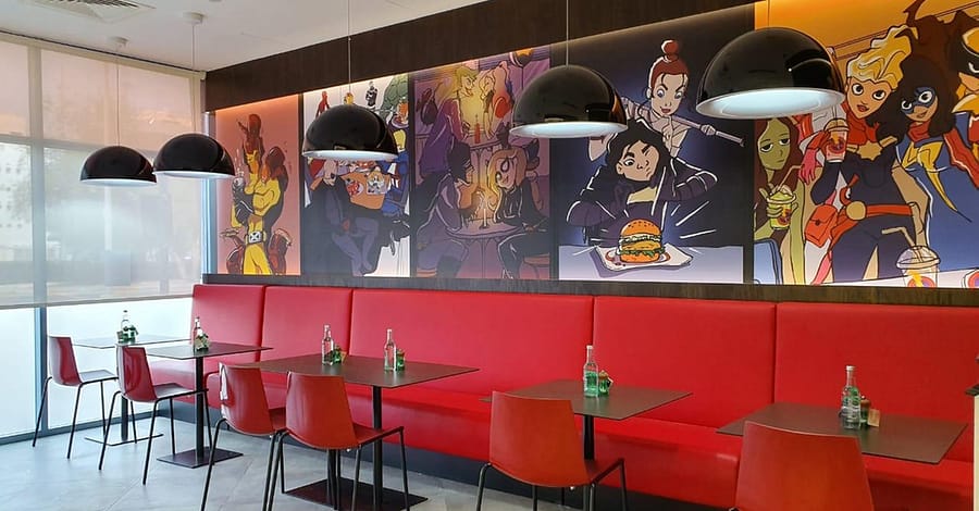 Choice Of American Meal And Drink Abu Dhabi