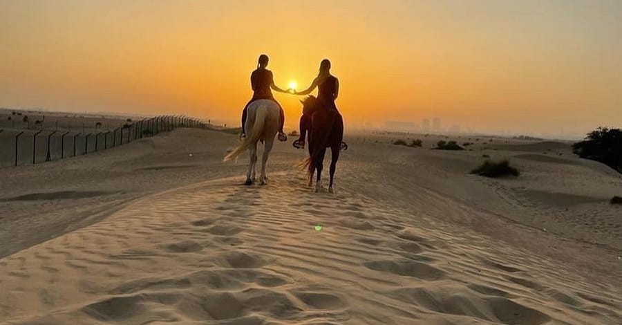 Desert Tail Ride At Jsr Stables Dubai