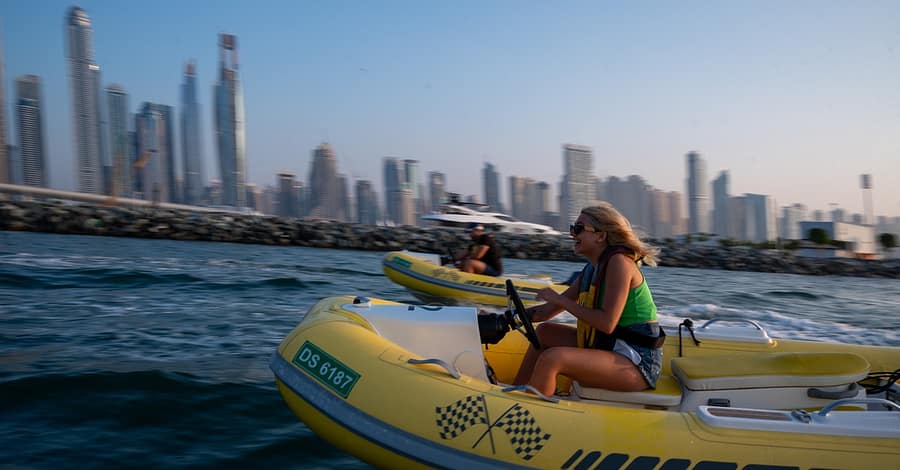 60-Minute Self-Drive Boat Tour For Upto 2 Or 4 Persons By Costa Viva Dubai
