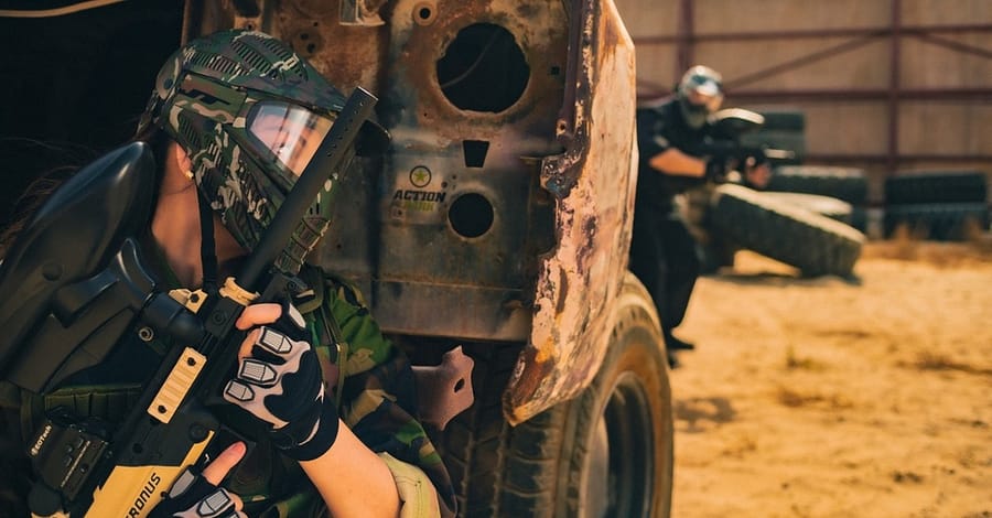 90-Min Paintball Experience With 100 Or 200 Paintballs With Gear Dubai