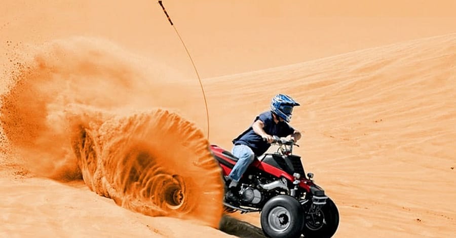 Enjoy A Thrilling Desert Safari With Quad Ride W/ Home Or Hotel Pickup Sharjah & N. Emirates