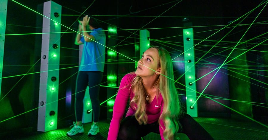 Experience The Thrilling Beamz Laser Maze For One