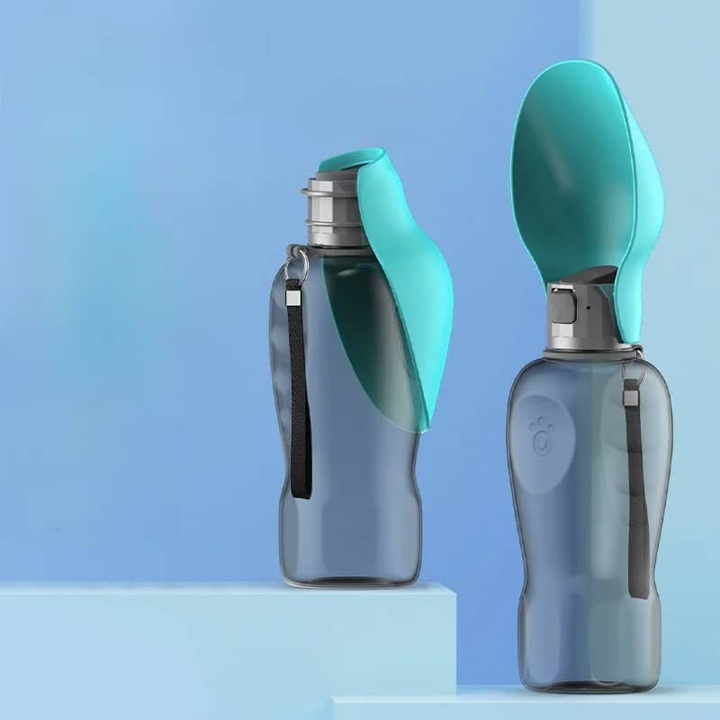 BUY 800ml Portable Dog Water Bottle For Big Dogs Pet Outdoor Travel Hiking Walking Foldable Drinking Bowl Golden Retriever Supplies - Pet Supplies at DYAF.com