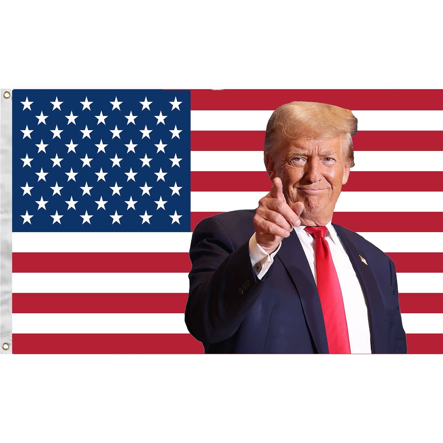 BUY 2024 Trump Flag Banner Flags Keep America Great Again 90*150CM US Banner Flags - Home  Garden at DYAF.com