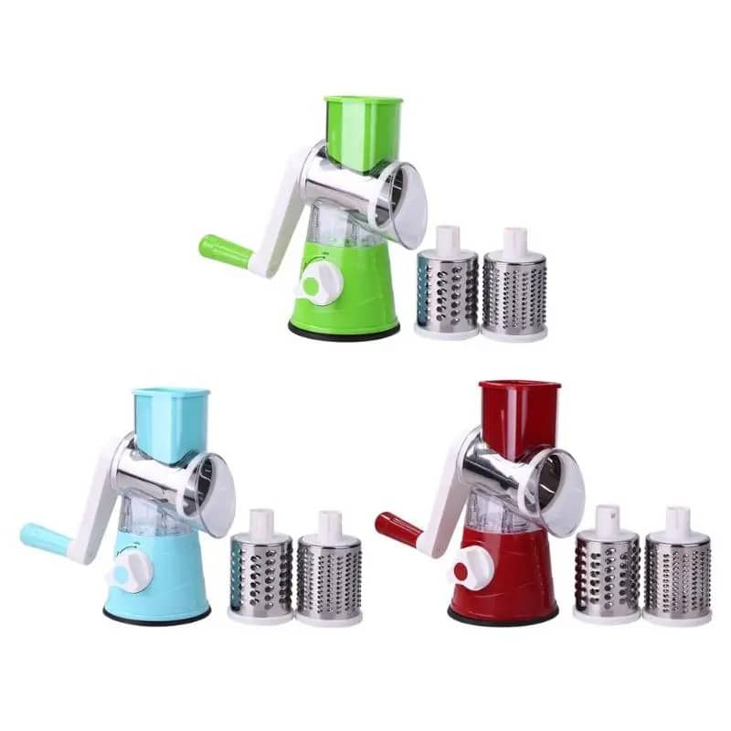 BUY Vegetable Slicer Manual Kitchen Accessories Grater Vegetable Chopper 3 In 1 Round Cutter Potato Spiralizer Home Gadget Tool Item - Home  Garden at DYAF.com