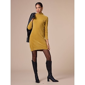 Chenille Urban Cleanfit Midi Sweater Dress